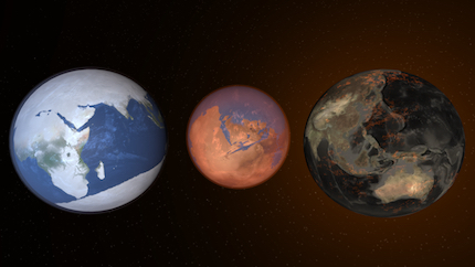 Earth and Mars Climate