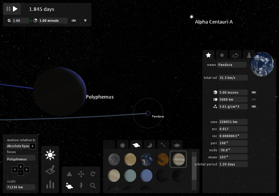 universe sandbox 2 simulation slowing down