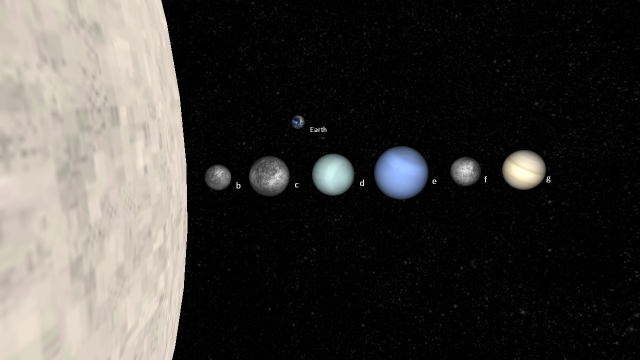 Kepler 11 Solar System