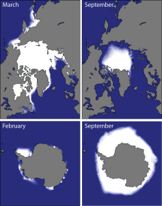 NSIDC mean sea ice extent