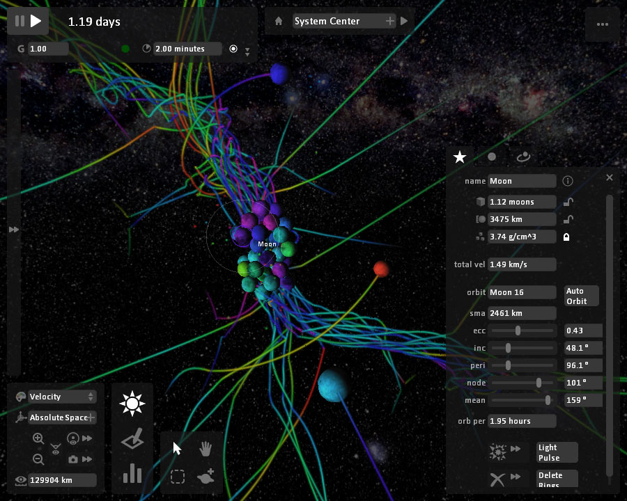 simulate eclipse 2017 in Universe sandbox 2