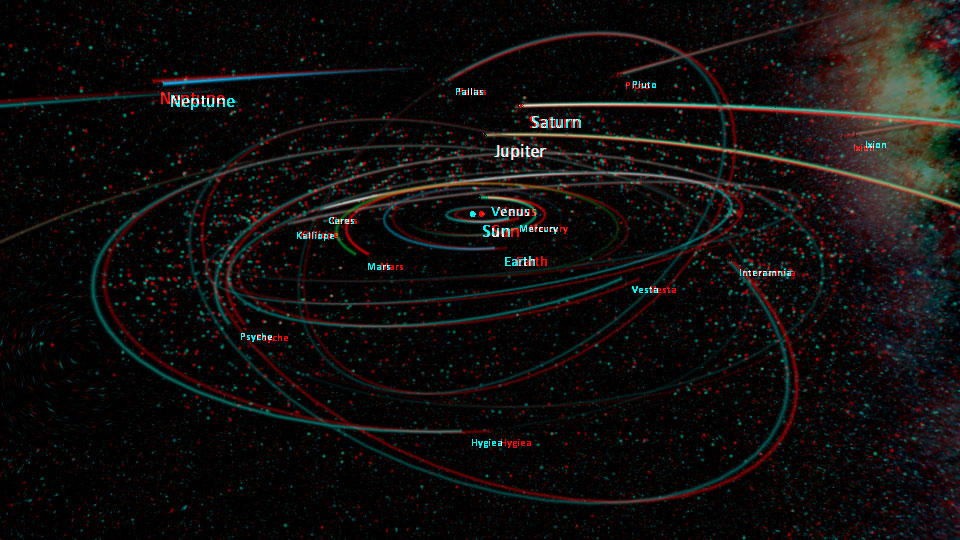 Unretouched Saturn - Screenshot from Universe Sandbox